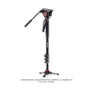 monopod Manfrotto XPRO 4 video w Fluid head
