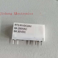 ⓛ2PCS Off The Shelf Brand New RT2-R1/DC24V Relay 6A 5 Pin 24V ღ☭