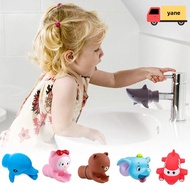 YANE Cartoon Faucet Extender, Children Washing Hand Silicone Animal Faucet Extender, Durable Gift fo
