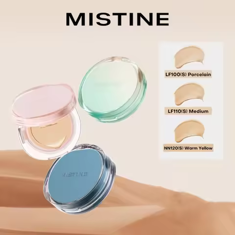MISTINE Poreless BB CC Cushion Foundation Long lasting waterproof Oil Control Concealer 13g Original