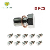 Sealing Plug Oil Sump Nut Drain Plug 11137535106 M12x16 for BMW 1 3 5 Series X1 X3 X5 Z4 E46 E81 E82