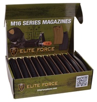 Elite Force M4 and M16 6mm BB Airsoft Gun Magazine, Black (140 Rounds), Pack of 10