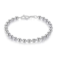 S 999 Silver ball Bracelet anklet 纯银圆珠 手链 脚链