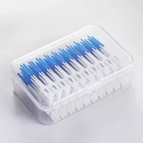 Silicone Interdental Brushes Super Soft Dental Cleaning Brush Teeth Care Dental floss Toothpicks Ora