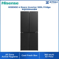 Hisense 520L  4 Door Inverter Fridge Refrigerator 4 Pintu Peti Ais