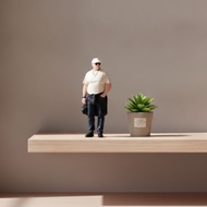 Miniature Human Figurine Hand-Painted Miniature People Figurine Scale Model Figure Precisely Scaled 