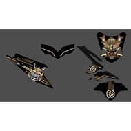 Transparent Striping Semi decal Arai CARBONBEAT premium maxdecal Glossy material