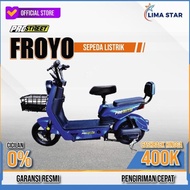 SEPEDA LISTRIK PROSTREET FROYO ELEKTRIK ORIGINAL GARANSI RESMI