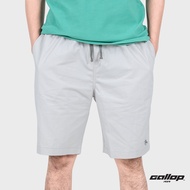 GALLOP : Mens Wear Twill SHORTS  กางเกงขาสั้นเอวยางยืด รุ่น GS9027 โทนสี Classic มี 3 สี ครีมกรมเทา / ราคาปกติ 1490.-