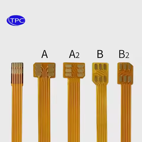 TPC Nano 4FF Sim card Converter FPC Extension Cable to Nano 4FF Micro 3FF Standard 2FF Sim Usim Card