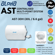 ALPHA AST Centralized Multi-Point System Horizontal Storage Water Heater 30L / 40L / 50L / 70L / 90L