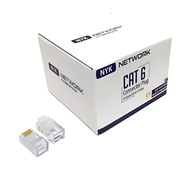 RJ45 CAT6 NYK Connector RJ45 CAT 6 Connectors, 50 pcs