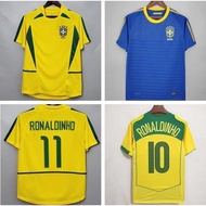 【New Retro】2002 2004 [Brazil] Football Home Away Retro Soccer Jersey 2004 Brasil Home jersey Retro J