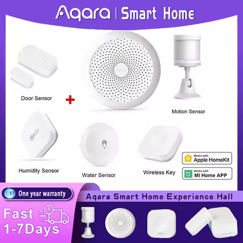 Aqara Smart Homekits Gateway M1S Zigbee Window Door Sensor Human Body Motion Sensor Vibration Moveme
