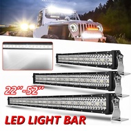 22-52inch Work Light Bar Off-road Light Driving Lamp Spot Flood LED Night Light SUV Truck Cars LED L