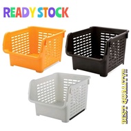 rak bekas bertingkat simpan susun barang dapur bawang kentang pakaian toys1 Piece Kitchen Stocker Storage Plastic rack