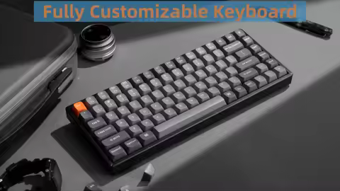 Keychron K2 Max QMK Wireless Custom Mechanical Keyboard Aluminum Frame RGB Backlight Double-Shot PBT