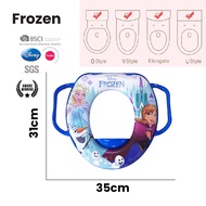 Kids Frozen Spiderman Cushion Toilet Bowl Cover Potty Training Toilet Seat Cover Mangkuk Tandas Dudu