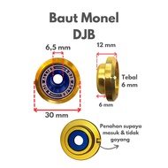 tomi Modified Screw washer Can Install Pedal Plug License Plate baut monel colorful