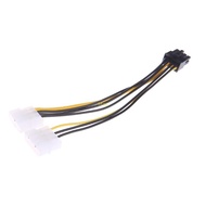 BT 2 x 4-Pin LP4 To 8-Pin PCI for Express Video Card ATX PSU Power Adapter Cable 18cm 7 09 inch