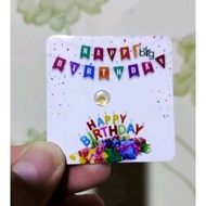 Mini Gold Bar Happy Birthday 999 24karat 0.01gram souvenir/gift