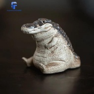 Crocodile Tea Pet Cute Fine Workmanship for Tea Enthusiasts Lovers Tearoom Gifts [Joytownonline888.my]