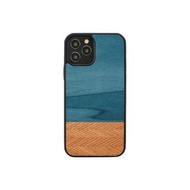 Man&amp;wood iPhone 12 Pro Max 經典原木 造型保護殼-丹寧風