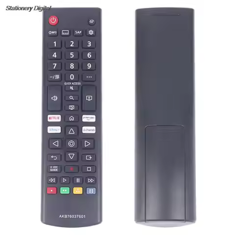 Universal TV Remote Control Portable Smart Remote Control Replacement Parts Lightweight AKB76037601 