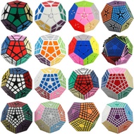 MoYu Meilong Carbon Rubik's Cube Collection 2x2 3x3 4x4 5x5 12-Sided Triangle Skewb Square-1 SQ-1 Me