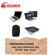 ASUS X441MAO-411 BLACK INTEL N4020 - 4GB- 1TB HDD - 14HD - WIN 10
