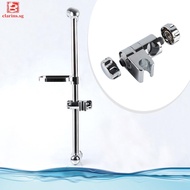 [clarins.sg] Replacement Hand Shower Bracket for Slide Bar Adjustable Chrome Plated Bathroom Pipe Shower Head Holders