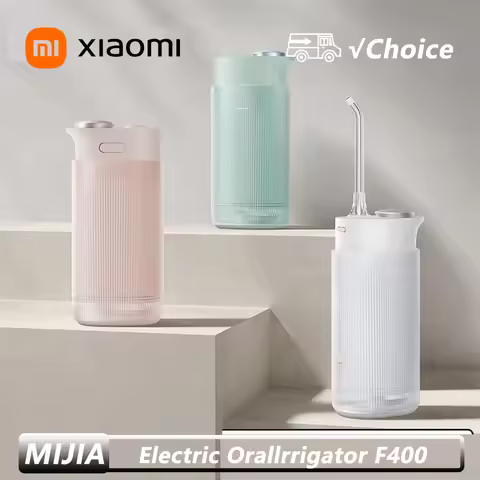 New XIAOMI MIJIA Electric Oral Irrigator F400 Portable Water Pick Flosser Teeth Whitening Remove Den