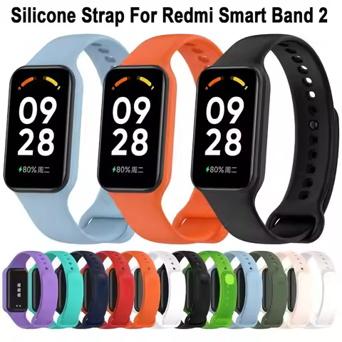 Silicone Strap for Xiaomi Band 8 Active Strap Replacement Sport Band Wristband Correa Bracelet Mi Sm