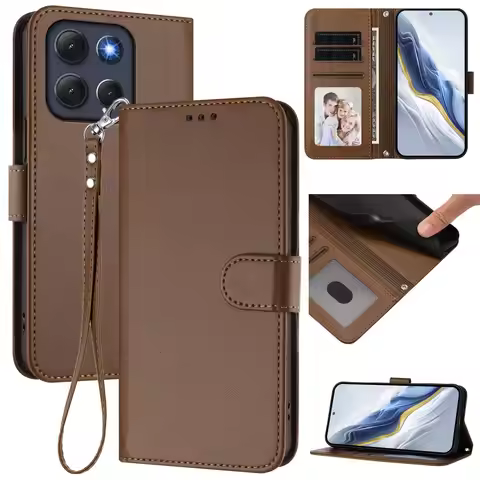 Luxury Leather Flip Wallet Case Motorola Moto G56 G86 G57 G67 G06 G15 Power G66J G66Y G85 G75 G55 G3
