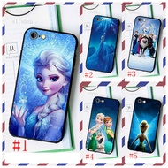 OPPO R7 R7S Plus R15 R17 Pro R19 A83 230806 Black soft Phone case Frozen Elsa Disney