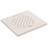 Techplas 6x6 inch PVC toilet floor trap grating plastic