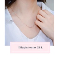 24k GOLD plated fashion necklace