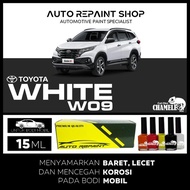 TOYOTA WHITE W09 AUTOMOTIVE PAINT CHAMELEON NGL