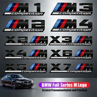 Car ABS Rear Trunk Words Letter Logo Badge Emblem Decals Waterproof Fender Trunk Sticker For M1 M2 M