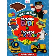 (KK) Buku Aktiviti Didi & Friends: KERETAPI DIDI & TRAKTOR PAK ATAN (Sticker)
