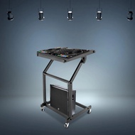 9u With 4 Wheels Dj Audio Mixer Stand Rack (9u, With 4 Wheels) Rolling Stage Cart