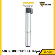 TOPEAK MICRO ROCKET AL 160psi MINI PUMP (TMR-AL) Road bike/RB/GRAVEL/Folding Durable Air Bike Basika