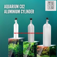 ZRDR Aquarium CO2 Aluminium Cylinder 1L/ 2L/ 4L