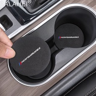 2Pc Car Coaster Water Cup Bottle Holder Mat Anti-Slip Pad For BMW E46 E90 E60 F30 E39 E36 E87 E92 E9