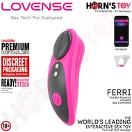 (SG) LOVENSE Ferri Panty Vibrator Most Power Bluetooth Remote Sex Couple Play Horns Toy