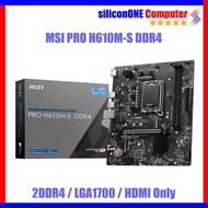 MSI PRO H610M-S DDR4 LGA1700