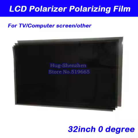 New 32inch 32 inch 0 90 degree Glossy 709MM*405MM LCD Polarizer Polarizing Film for LCD LED IPS Scre