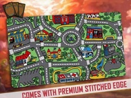 Nostalgia City Inspired Playmat Flesh and Blood 24" X 14" Inches 600 X 350 Mm Gaming Mouse Pad Desk 