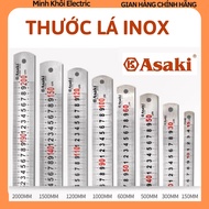 Asaki stainless steel ruler, aluminum ruler, stainless steel iron ruler, straight steel ruler, steel