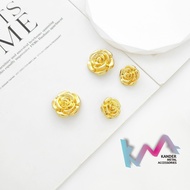 KANDER Alloy Flower Button 20mm | 28mm Luxury Floral Buttons JLZ6579